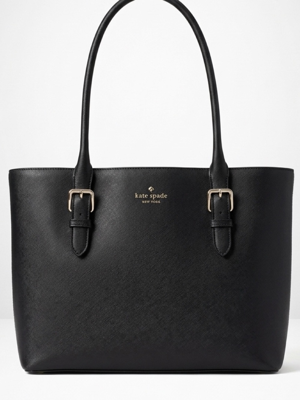 ♠️ Kate Spade New York Black Saffiano Leather Perfect Laptop/Work Tote 16” bag